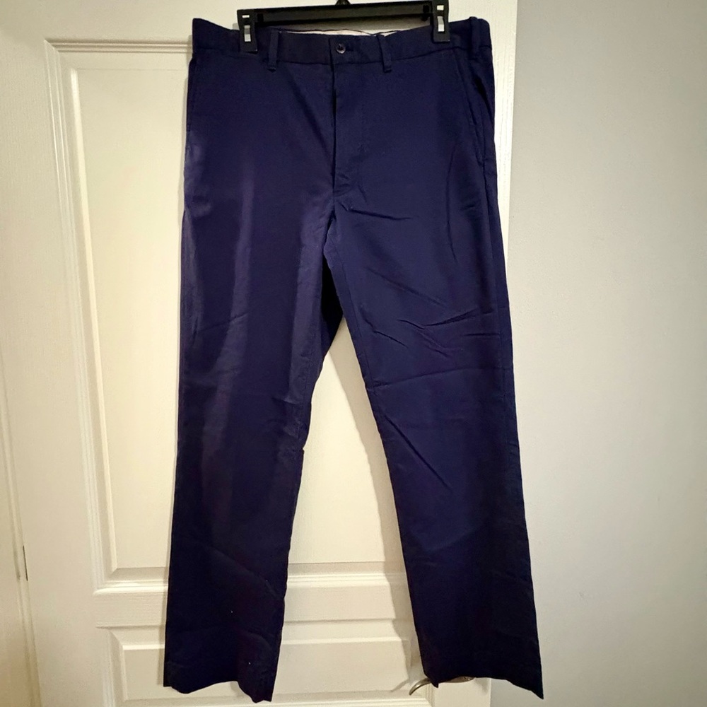 Men's Navy Polo Golf Pants